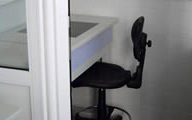 Weighing area